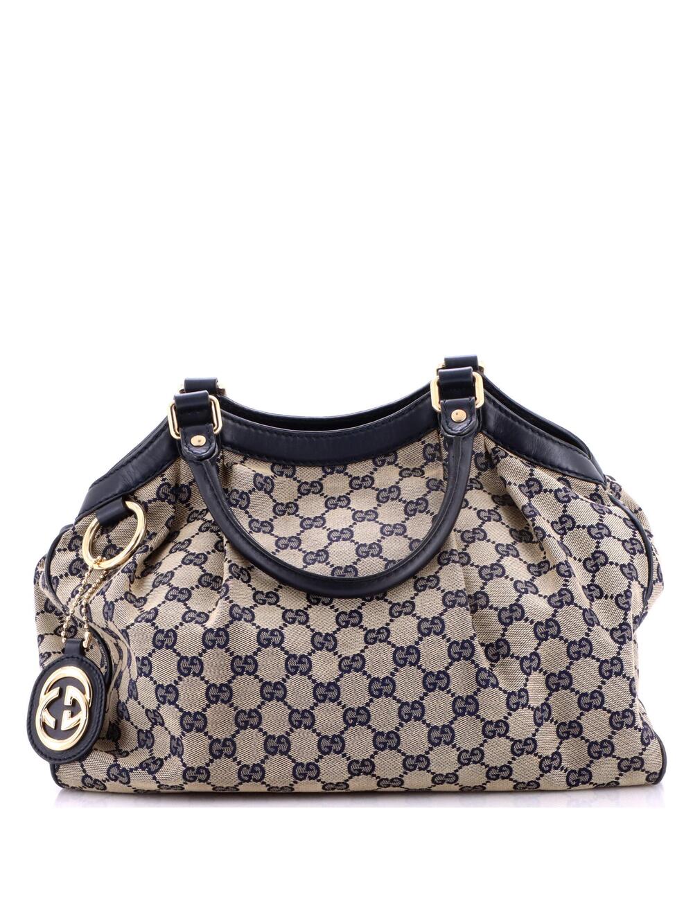 Gucci Sukey Tote Gg Canvas With Leather #368709G98B